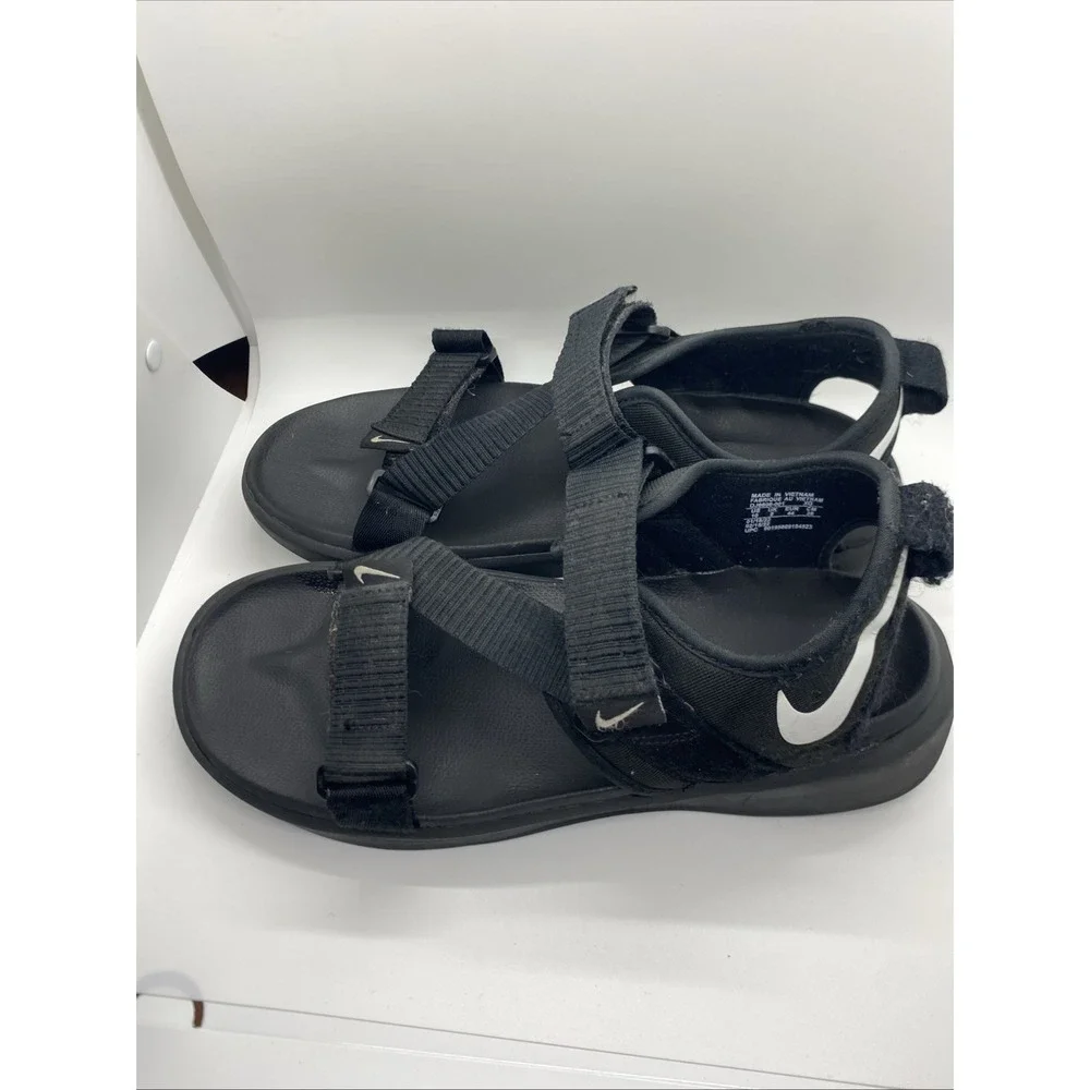 Nike Vista Men's Size 10 Sport Loop Strap Sandals Black w/ White DJ6606-001